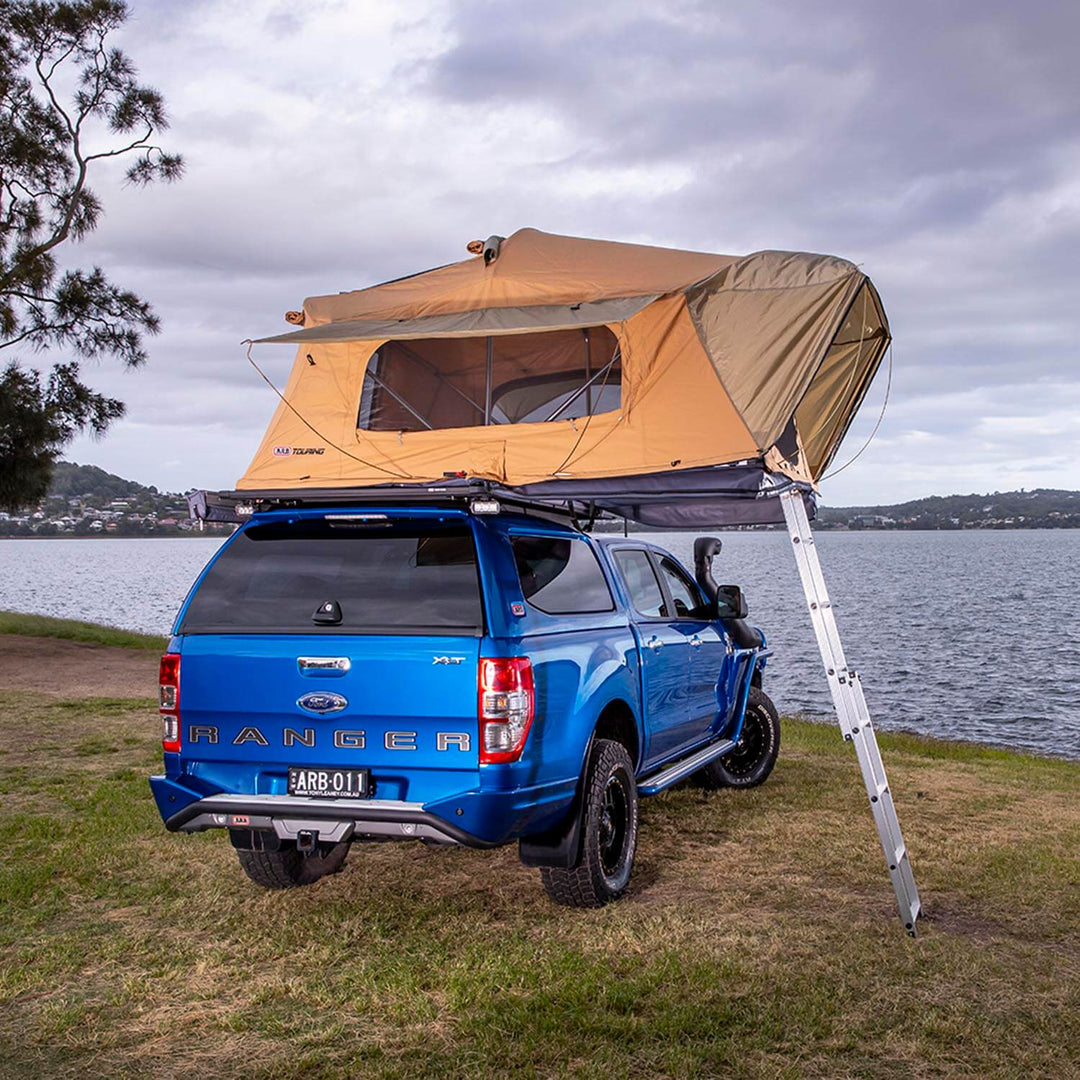 ARB Flinders Rooftop Tent Model 803300A – Spacious Two-Person Camping Shelter with UV-Resistant Cover and Integrated Features