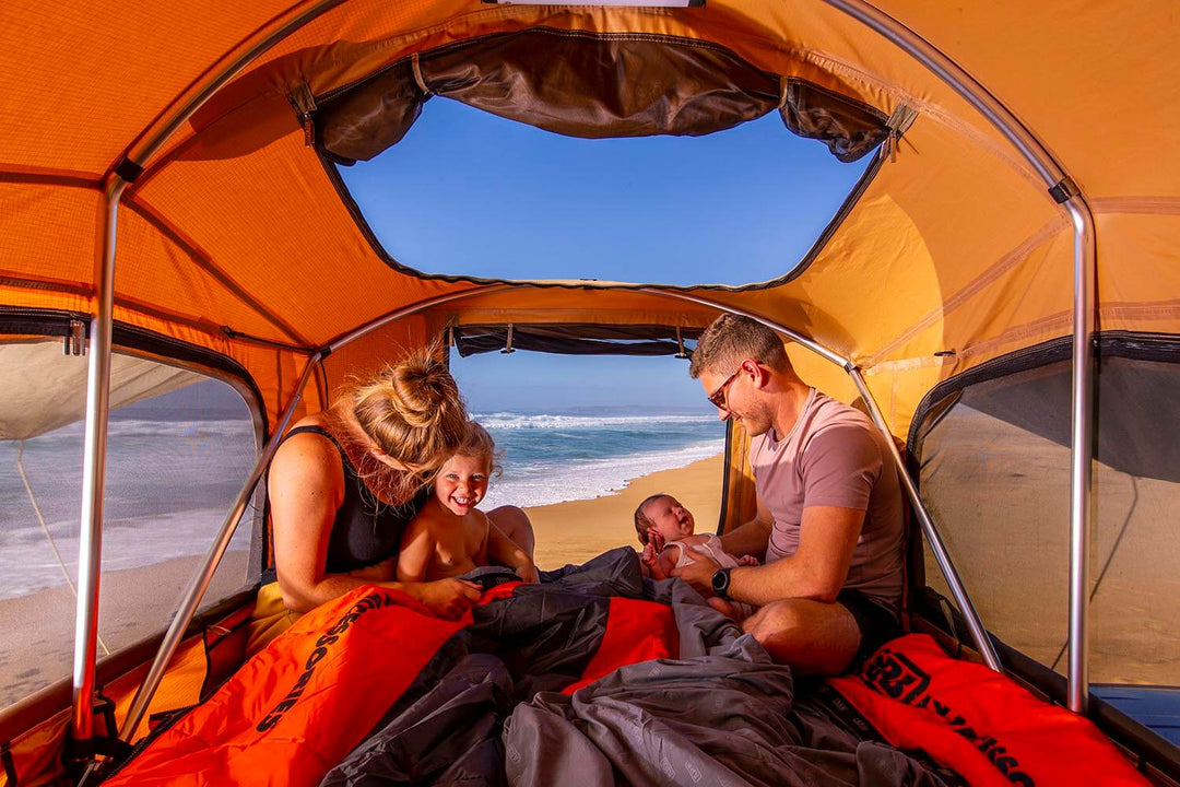 ARB Flinders Rooftop Tent Model 803300A – Spacious Two-Person Camping Shelter with UV-Resistant Cover and Integrated Features