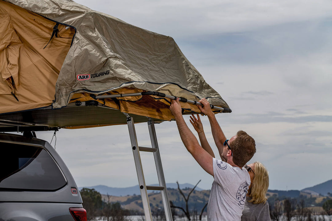 ARB Simpson III Rooftop Tent with Annex Kit - Off-Road Camping Shelter and Storage Solution