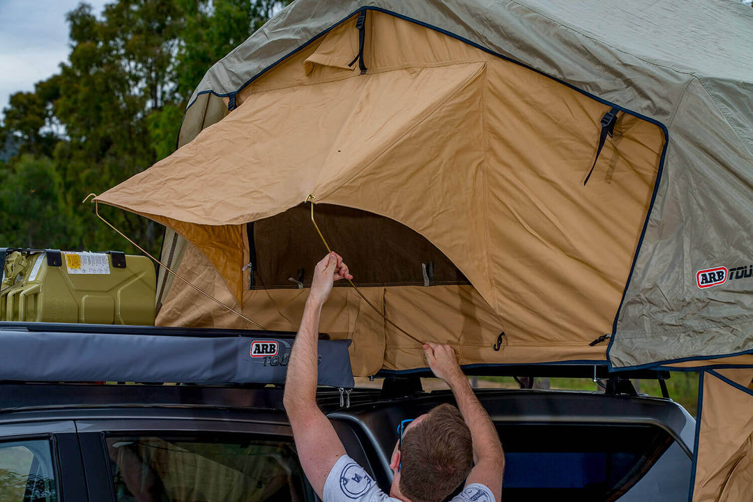ARB Simpson III Rooftop Tent with Annex Kit - Off-Road Camping Shelter and Storage Solution