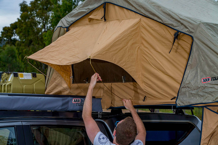 ARB Simpson III Rooftop Tent with Annex Kit - Off-Road Camping Shelter and Storage Solution