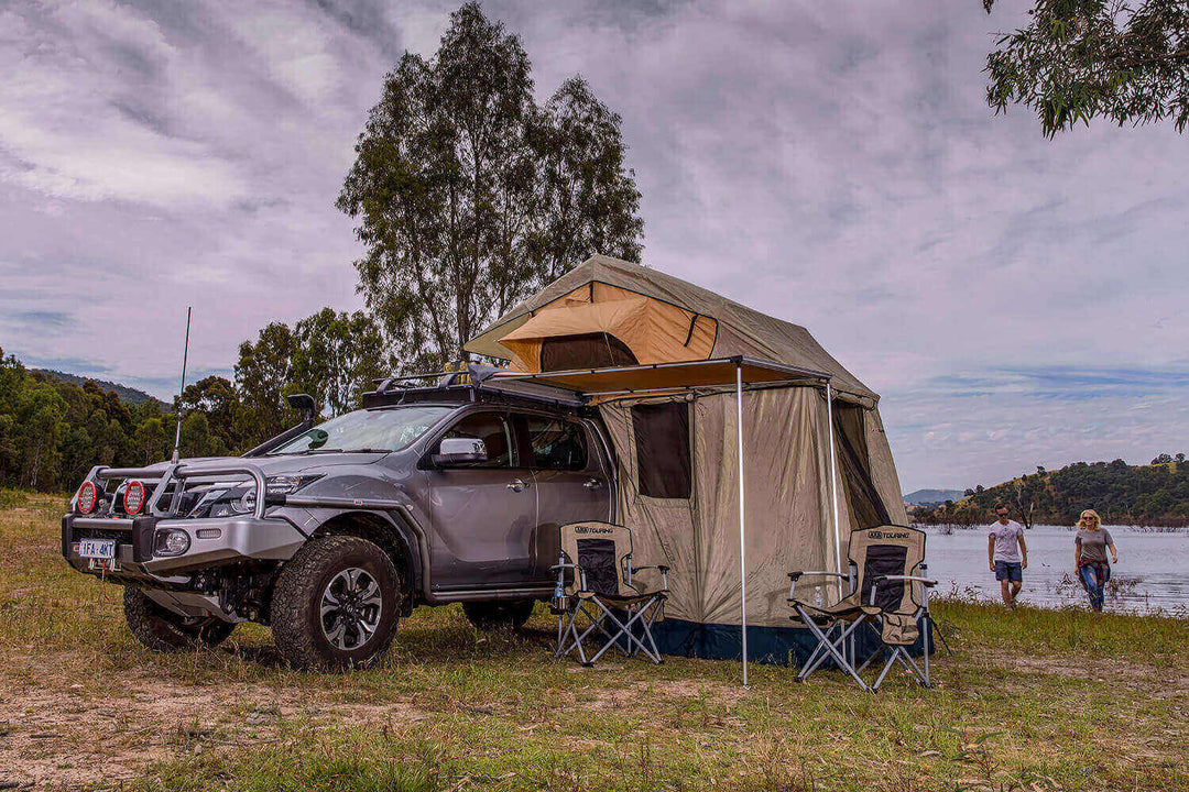 ARB Simpson III Rooftop Tent with Annex Kit - Off-Road Camping Shelter and Storage Solution