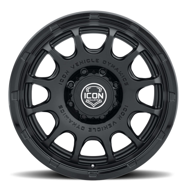 ICON Alloys Rancho, Double Black, 20 x 9 / 8 x 170, 6mm Offset, 5.25" Backspace