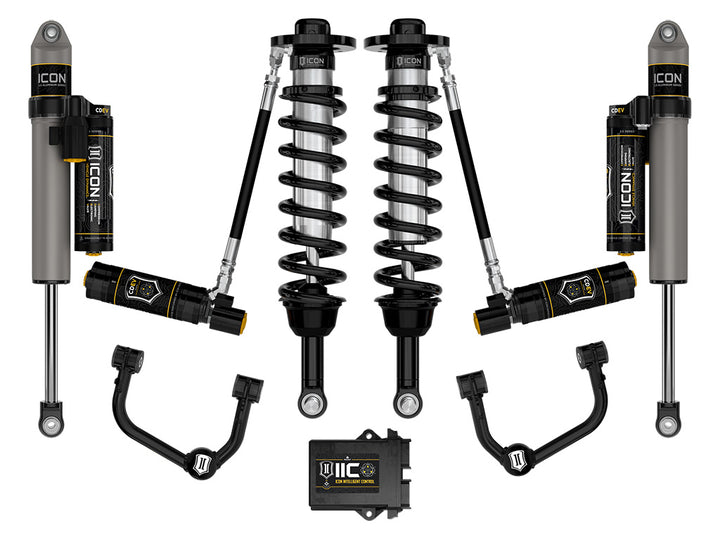 ICON 2021-2026 Ford F-150 4WD, 2.75-3.5" Lift, Stage 5 Suspension System, Tubular