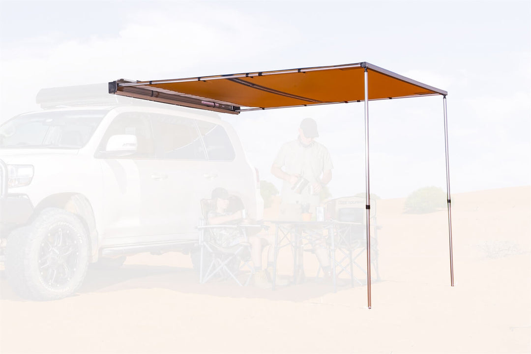 ARB 814411 Awning with Light - 8.2 ft Silver Aluminum Canvas for 4x4 Vehicles