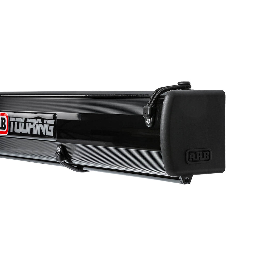 ARB 814412A Black Edition Aluminum Awning with LED Lighting, 8.2 x 8.2 ft