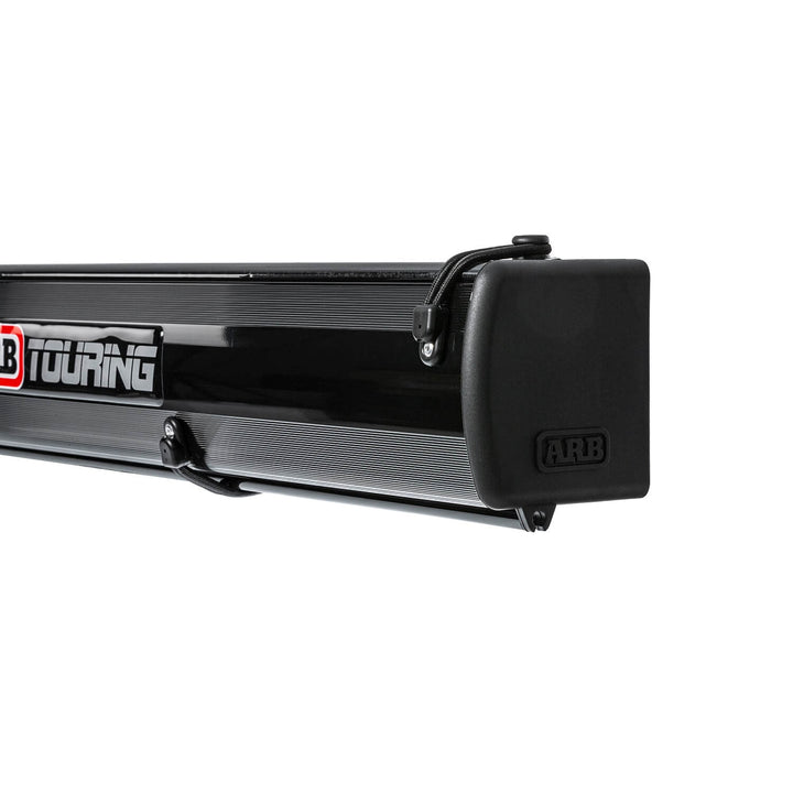 ARB 814412A Black Edition Aluminum Awning with LED Lighting, 8.2 x 8.2 ft