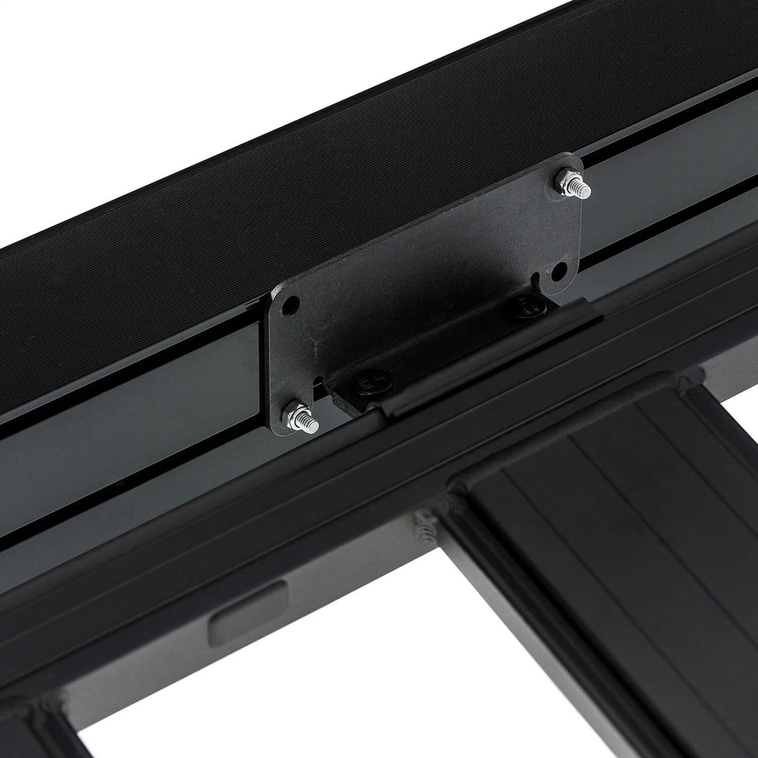 ARB 814412A Black Edition Aluminum Awning with LED Lighting, 8.2 x 8.2 ft