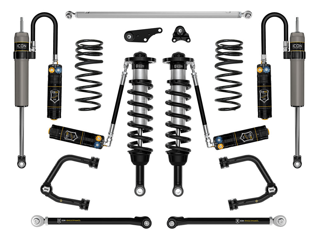 ICON 2024-2026 Toyota Land Cruiser 250 Series, 1.25-3" Lift, Stage 8 Suspension System, CDXS, Tubular