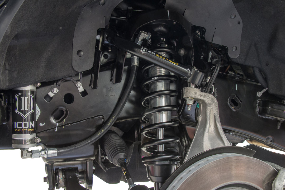 ICON 2014 Ford F-150 2WD, 1.75-2.63” Lift, Front, V.S. 2.5 Series Coilover Kit, Remote Reservoir