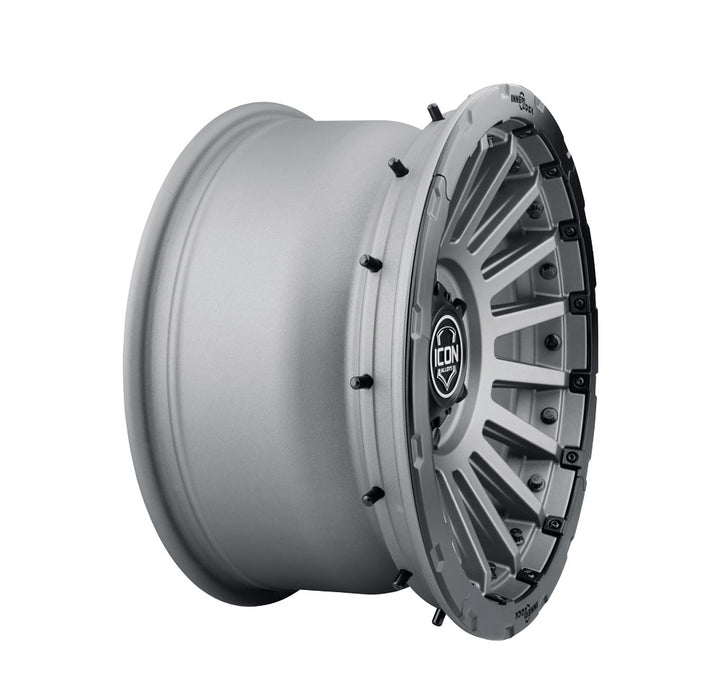 ICON Alloys Recon Pro, Charcoal, 17 x 8.5 / 5 x 4.5, 0mm Offset, 4.75" BS