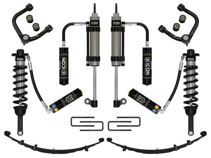 ICON 2005-2015 Toyota Tacoma 0-3.5" Lift/2016-2023 Tacoma 0-2.75" Lift, Stage 10 Suspension System, Tubular, CDXS