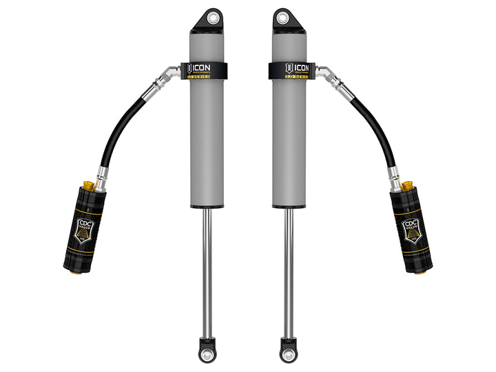 ICON 2005-2026 Ford Super Duty, 0-3” Lift, Rear, V.S. 3.0 Series Shock Absorbers, Remote Reservoir w/ CDCV, Pair