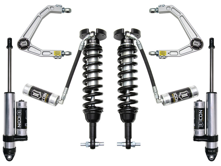 ICON 2019-2026 Chevrolet Silverado 1500/GMC Sierra 1500, 1.5-3.5" Lift, Stage 3 Suspension System, Billet