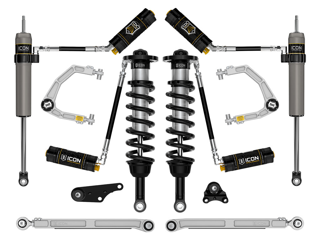 ICON 2024-2026 Toyota Tacoma 1.25-3" Lift, Stage 8 Suspension System, Billet