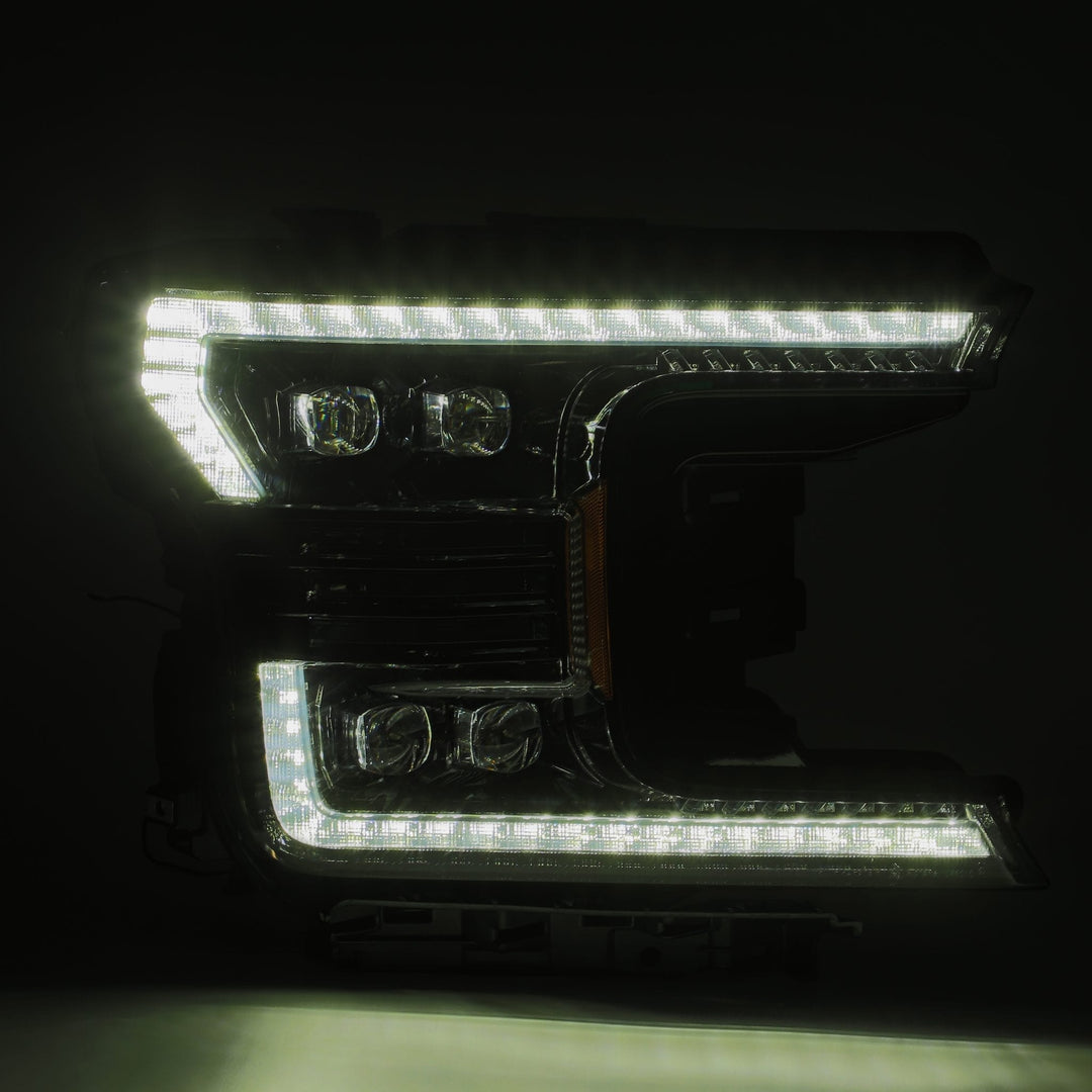 AlphaRex Nova-Series LED Projector Headlights in Alpha-Black for Ford F-150 (2018-2020)