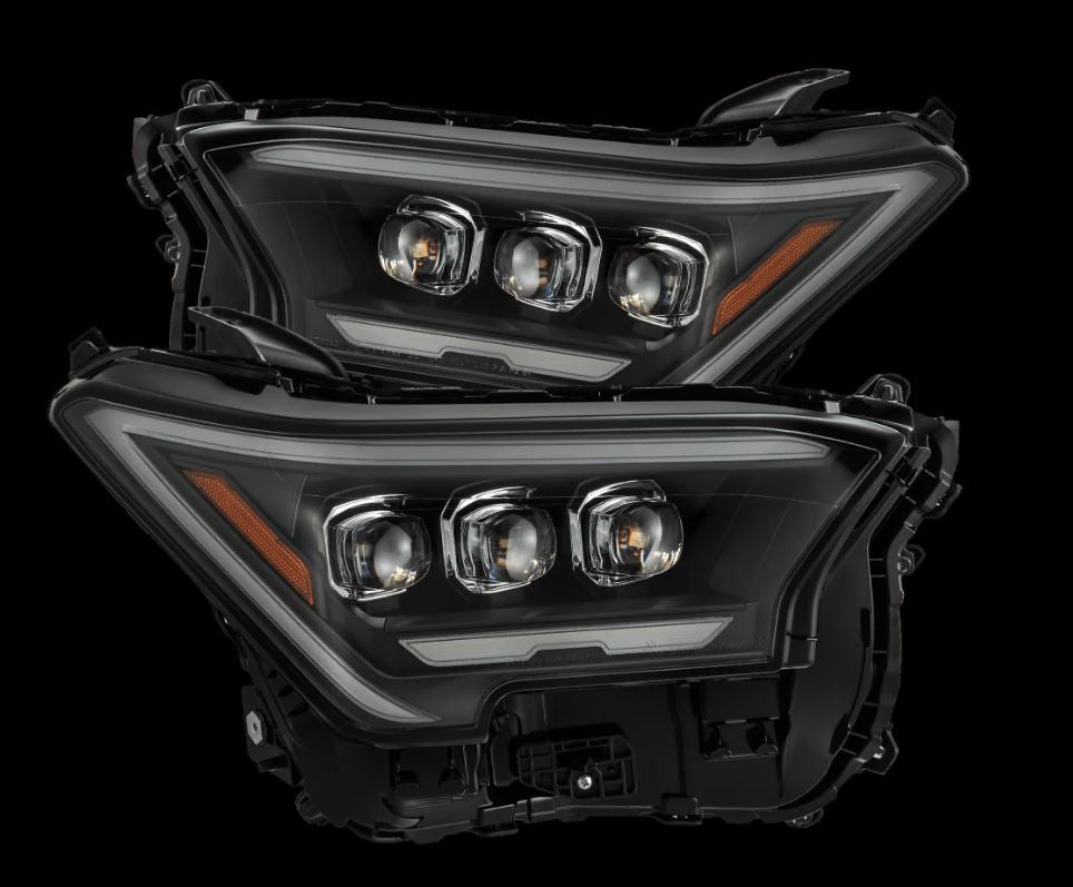 AlphaRex Black NOVA-Series LED Projector Headlights for 2024 Toyota Tacoma