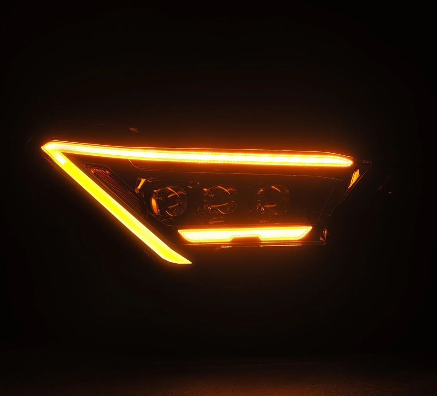 AlphaRex Black NOVA-Series LED Projector Headlights for 2024 Toyota Tacoma