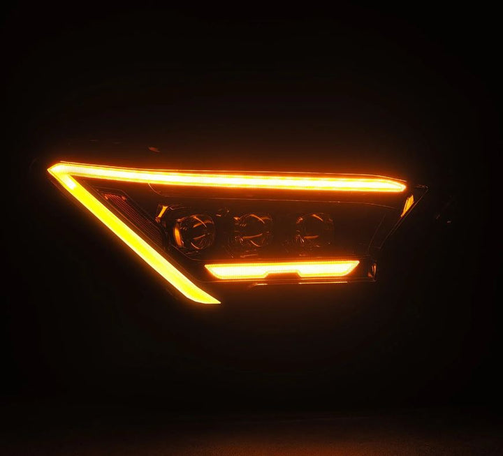AlphaRex Black NOVA-Series LED Projector Headlights for 2024 Toyota Tacoma