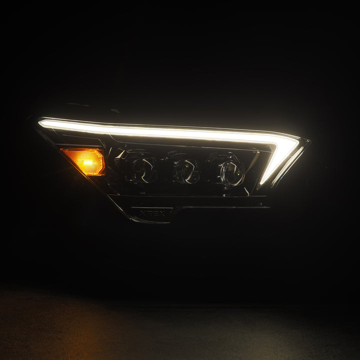 AlphaRex Projector Headlights Alpha-Black for Toyota Tacoma and 4Runner - NOVA-Series LED Headlights
