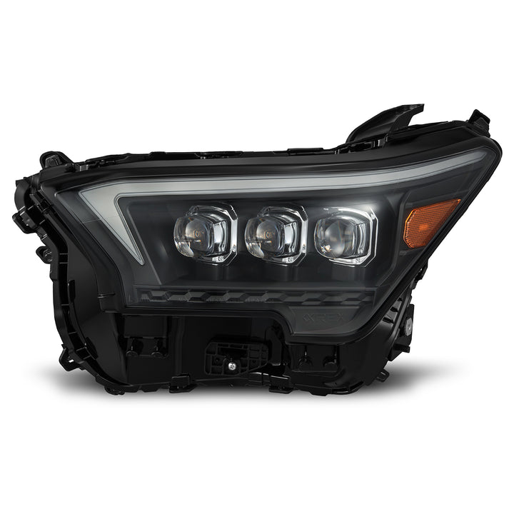AlphaRex Black Projector Headlights for Toyota Tacoma & 4Runner – NOVA-Series LED Headlamps with Plug and Play Installation