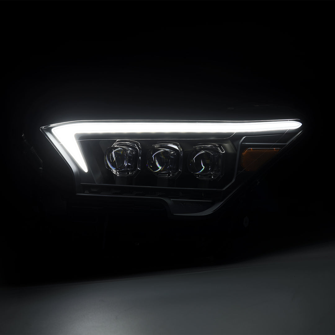 AlphaRex Black Projector Headlights for Toyota Tacoma & 4Runner – NOVA-Series LED Headlamps with Plug and Play Installation