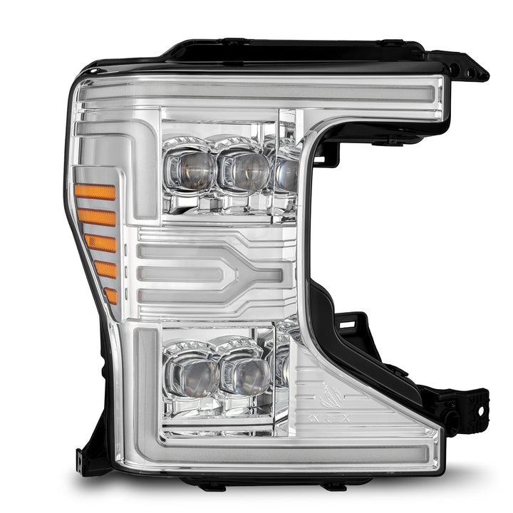 AlphaRex LED Headlights Chrome for 2020-2022 Ford Super Duty - NOVA-Series Projector Headlights