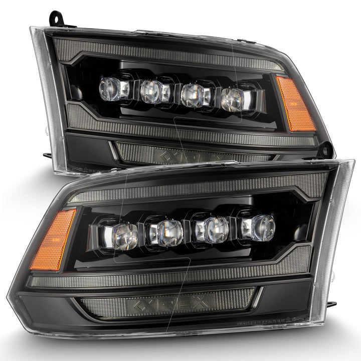 AlphaRex LED Projector Headlights in Alpha-Black for Ram Trucks | Nova-Series HWWK880557