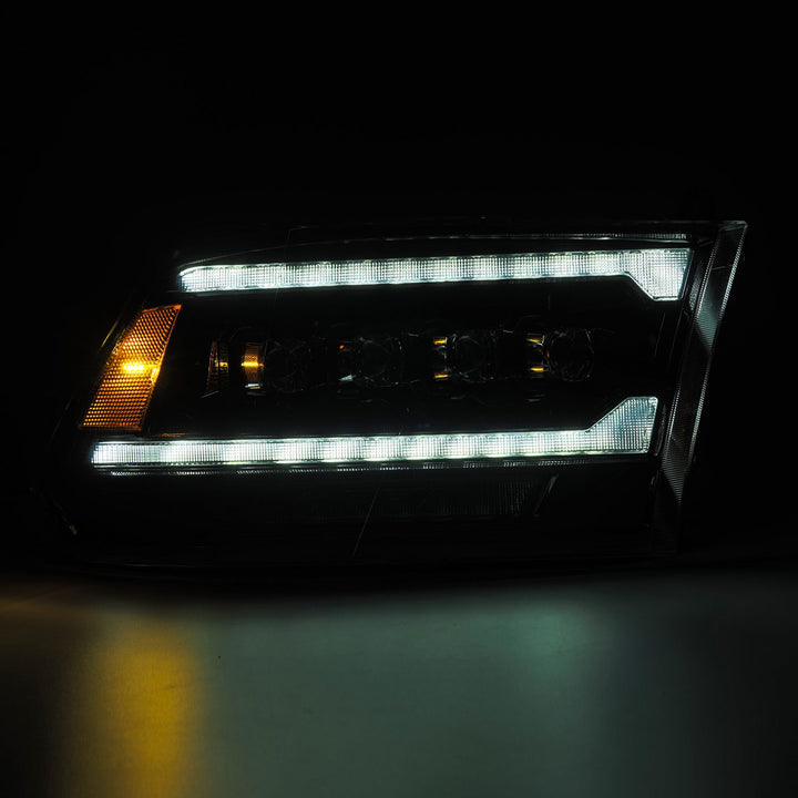 AlphaRex LED Projector Headlights in Alpha-Black for Ram Trucks | Nova-Series HWWK880557