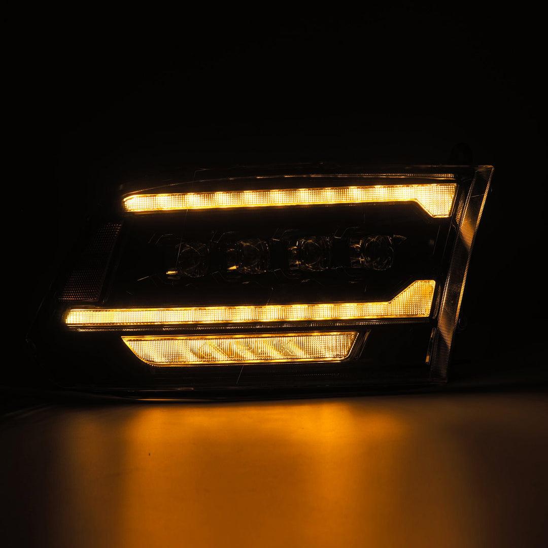 AlphaRex LED Projector Headlights in Alpha-Black for Ram Trucks | Nova-Series HWWK880557