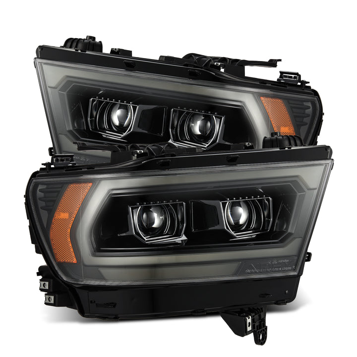 AlphaRex LUXX-Series LED Projector Headlights for 2019-2024 Ram 1500 Alpha Black