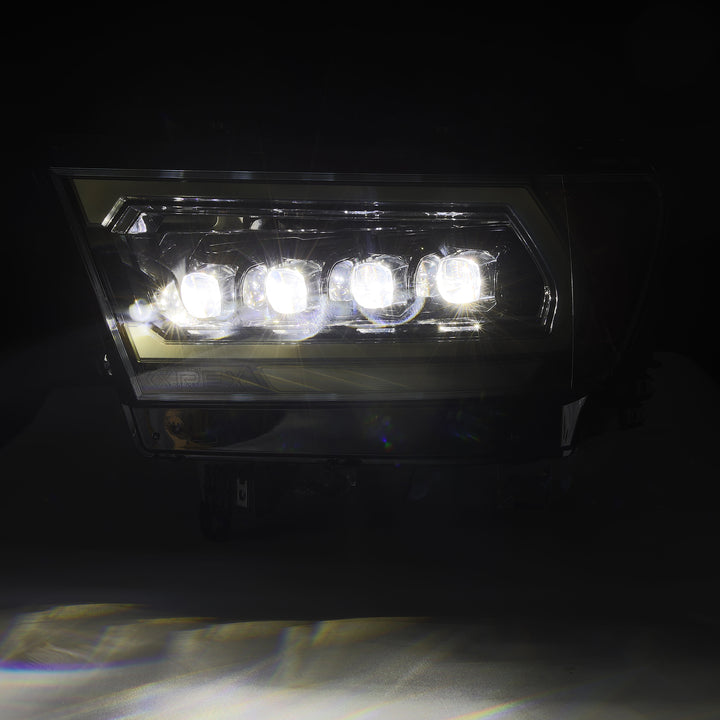 AlphaRex 19-24 Ram 1500 LED Projector Headlights in Alpha Black by NOVA-Series