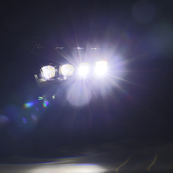 AlphaRex 19-24 Ram 1500 LED Projector Headlights in Alpha Black by NOVA-Series