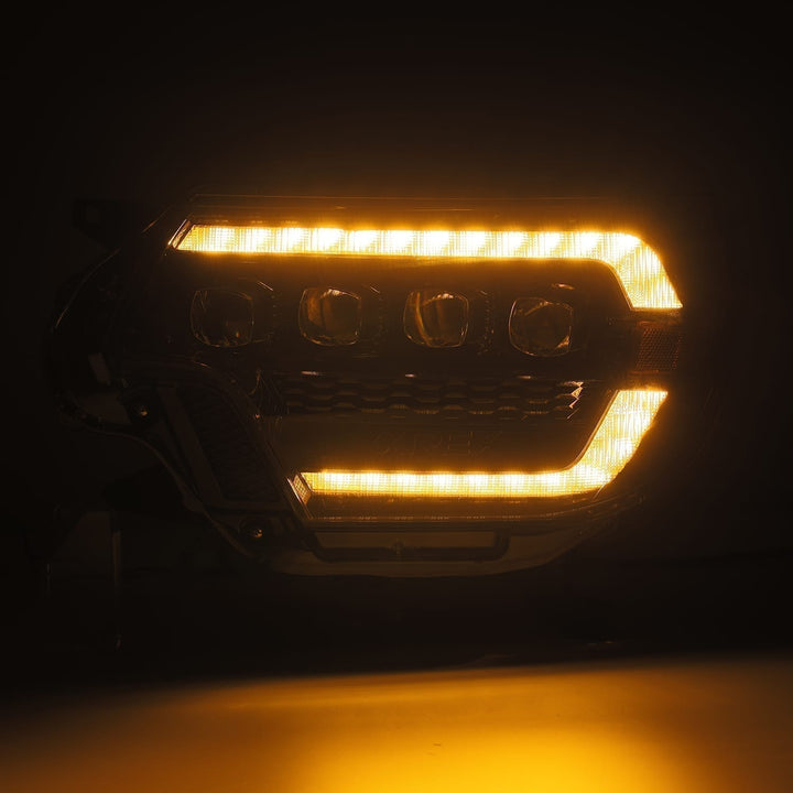AlphaRex Nova-Series LED Projector Headlights in Alpha-Black for Toyota Tacoma 2012-2015