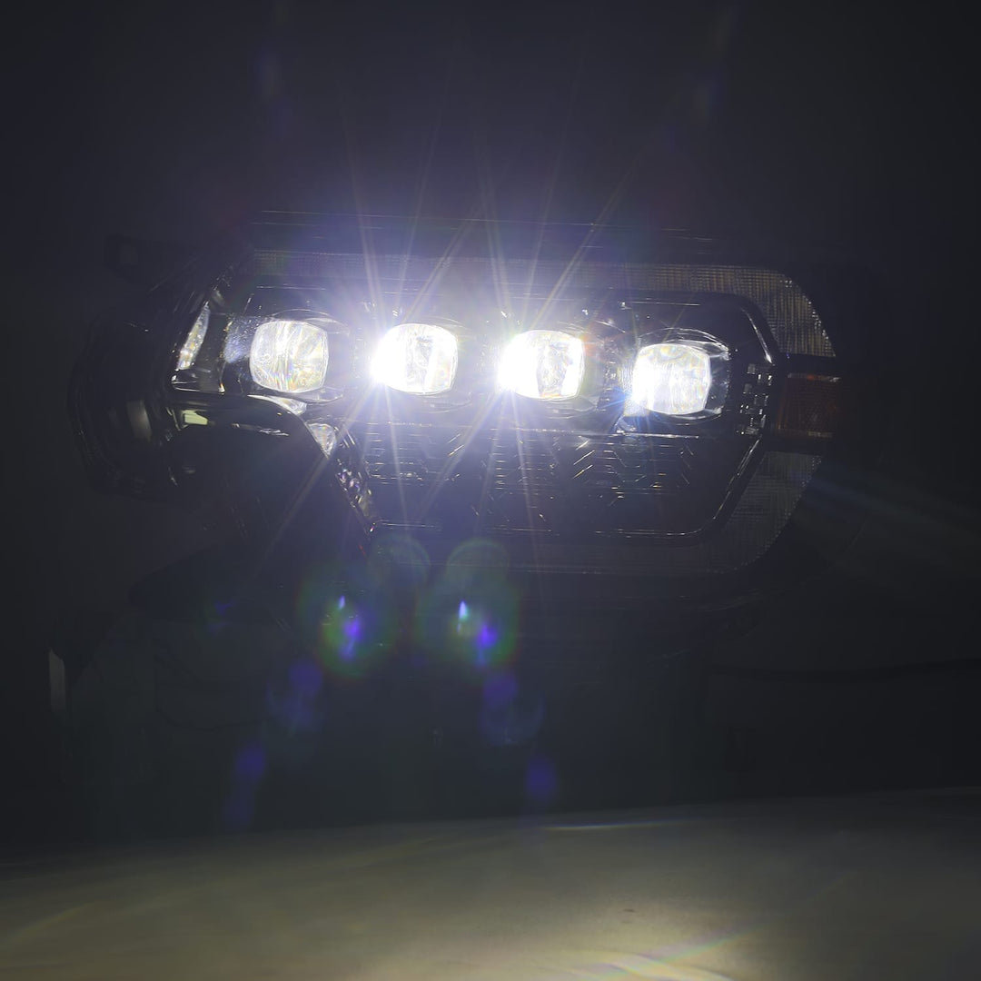 AlphaRex Nova-Series LED Projector Headlights in Alpha-Black for Toyota Tacoma 2012-2015