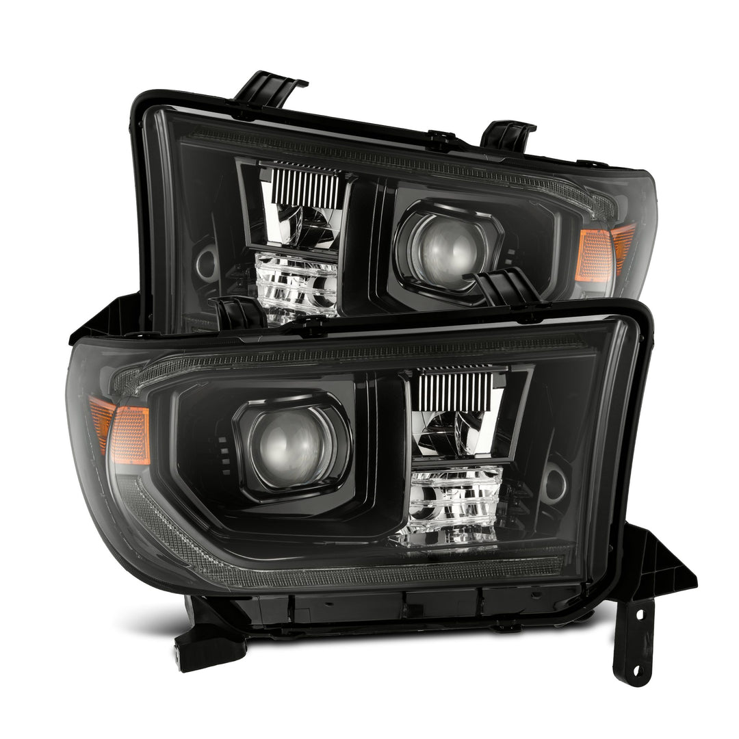 AlphaRex Luxx-Series Projector Headlights Alpha-Black for Toyota Tundra & Sequoia 2007-2017