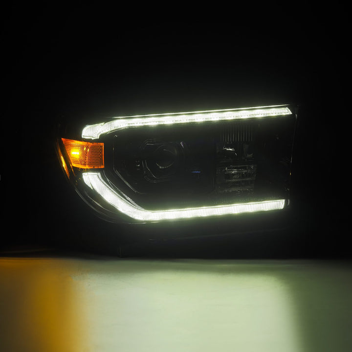 AlphaRex Luxx-Series Projector Headlights Alpha-Black for Toyota Tundra & Sequoia 2007-2017