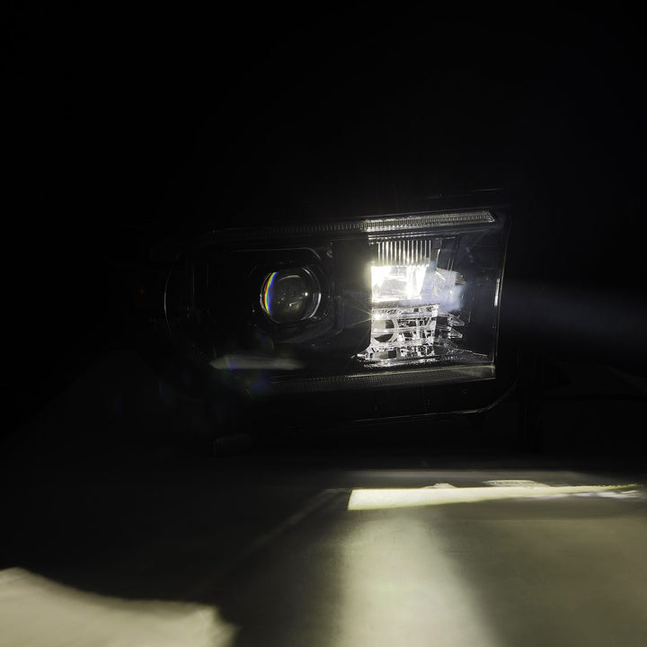 AlphaRex Luxx-Series Projector Headlights Alpha-Black for Toyota Tundra & Sequoia 2007-2017