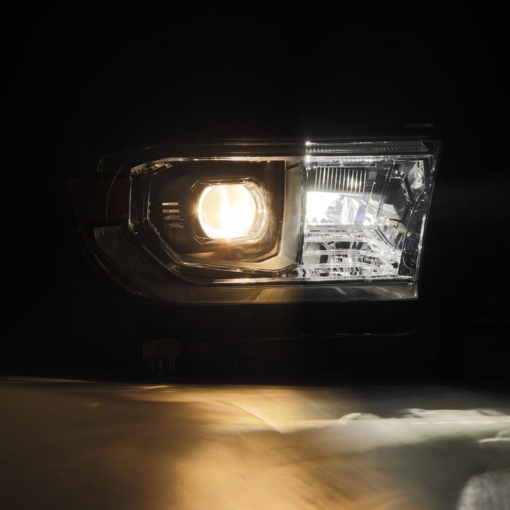 AlphaRex 22-24 Toyota Tundra and Sequoia LED Projector Headlights in Black