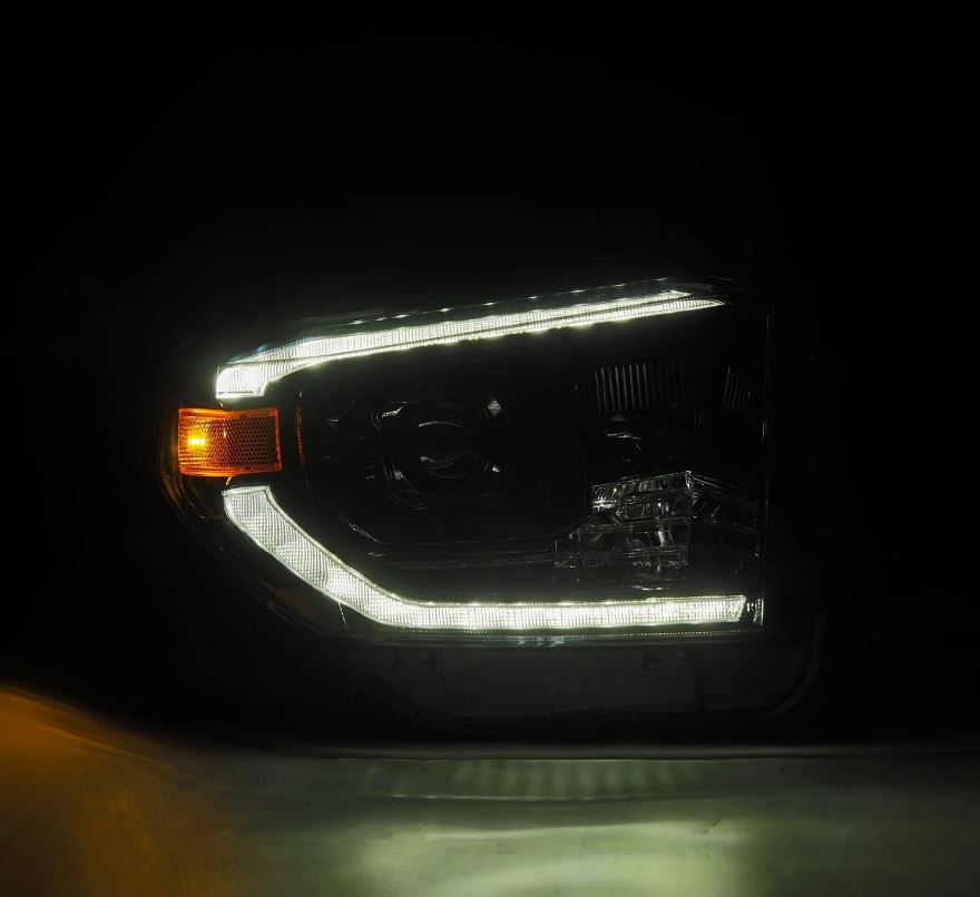 AlphaRex PRO-Series Projector Headlights Alpha Black for Toyota Tundra (2014-2021)