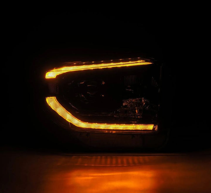 AlphaRex PRO-Series Projector Headlights Alpha Black for Toyota Tundra (2014-2021)