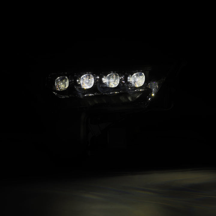 AlphaRex 22-24 Toyota Tundra and Sequoia LED Projector Headlights in Alpha Black