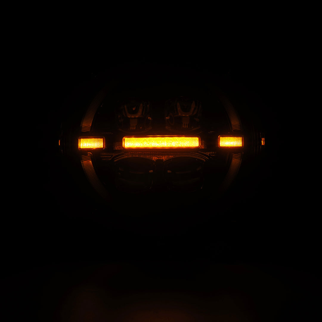 AlphaRex NOVA-Series LED Projector Headlights for Jeep Wrangler JL & Gladiator JT in Alpha Black