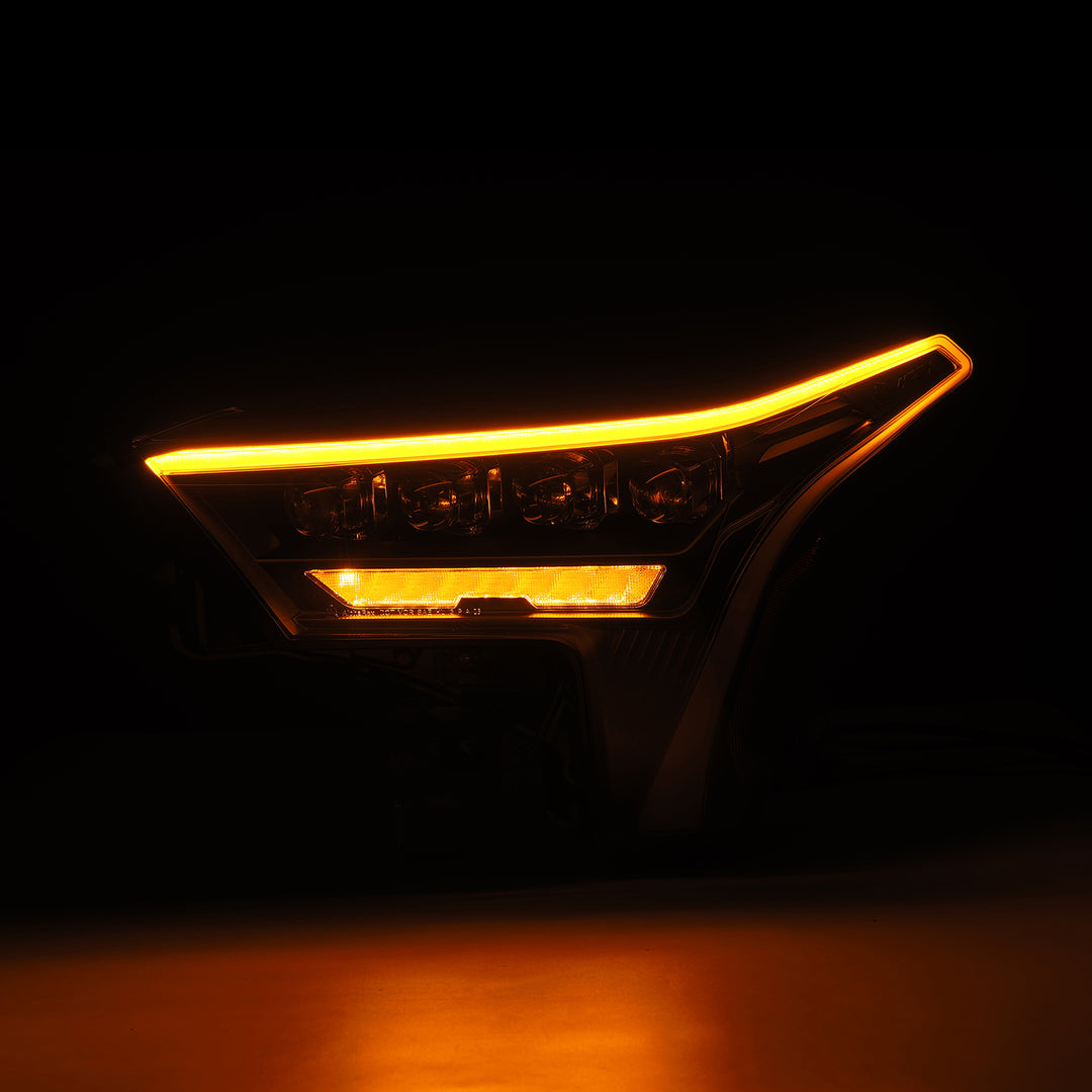 AlphaRex 22-24 Toyota Tundra and Sequoia LED Projector Headlights in Black