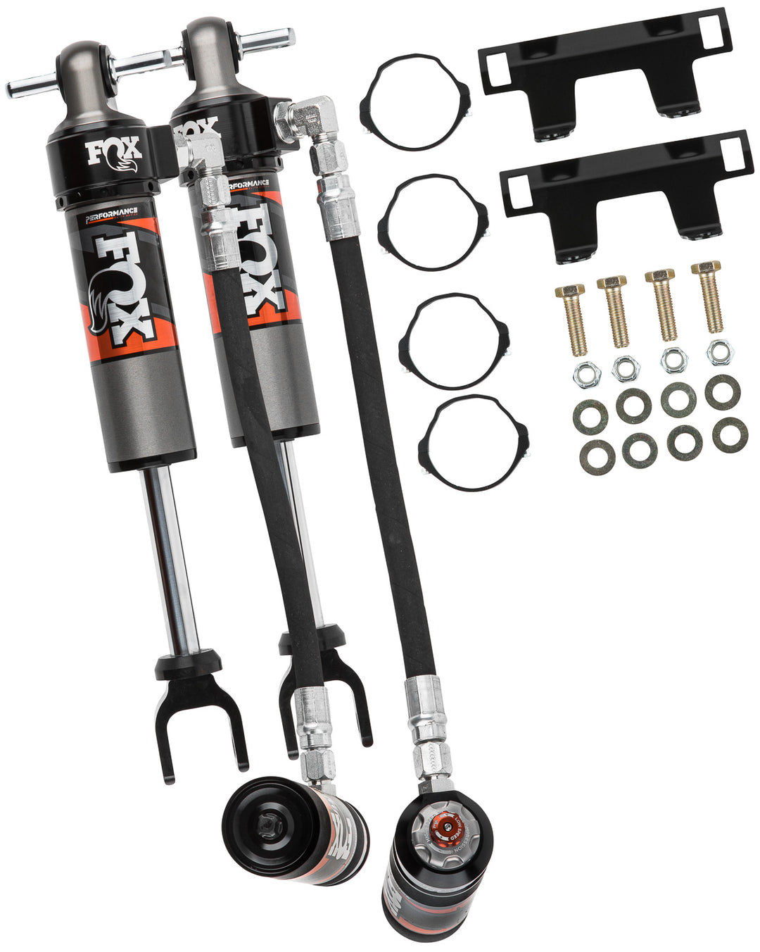 FOX Offroad Shocks Performance Elite Series 2.5 Reservoir Shock Pair - Adjustable for Silverado & Sierra 2500/3500 HD