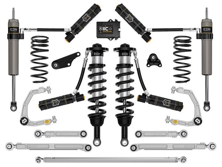 ICON 2025-2026 Toyota 4Runner 4WD, 1.25-3" Lift, Stage 14 Suspension System, Billet