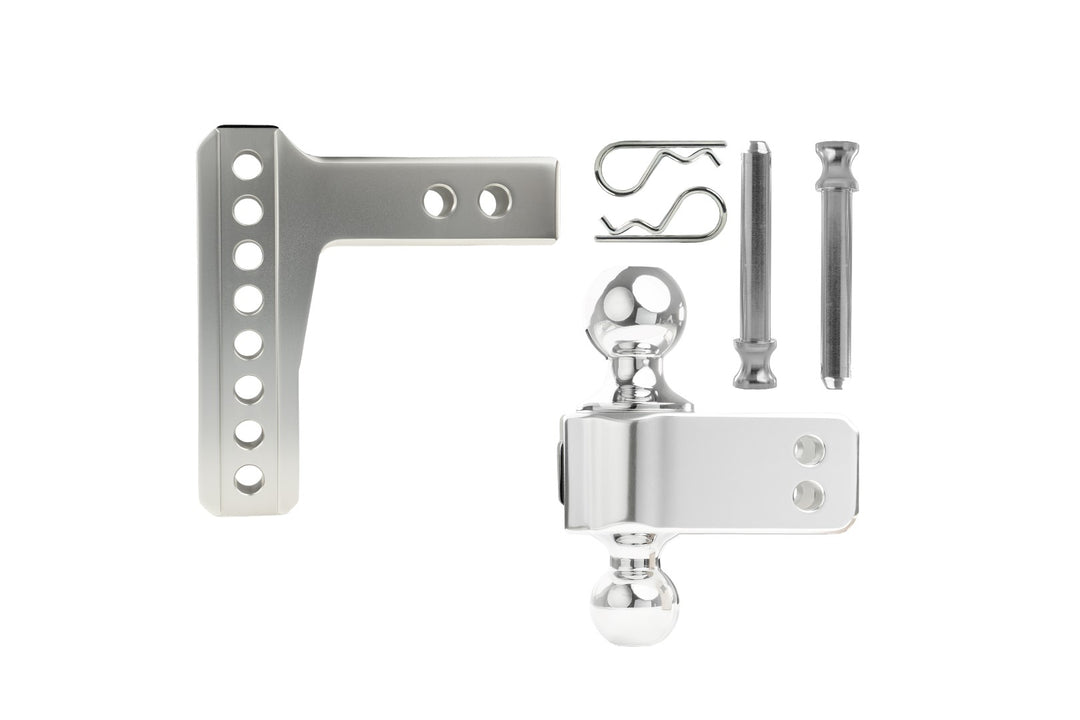 BulletProof 2.0" Aluminum Medium Duty 4" Drop/Rise Hitch