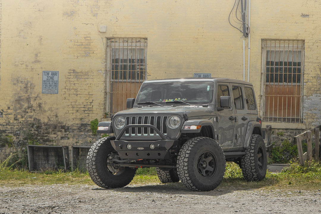 Overland Sector Atlas 17x9 -12 5x114.3/5x127mm 71.5mm Satin Black by Overland Sector | KOVA Offroad