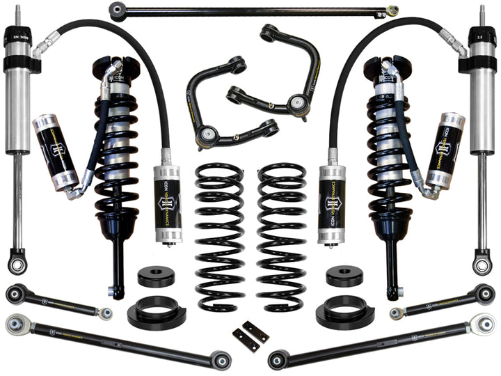 ICON 2003-09 Lexus GX470, 0-3.5" Lift, Stage 6 Suspension System, Tubular UCA