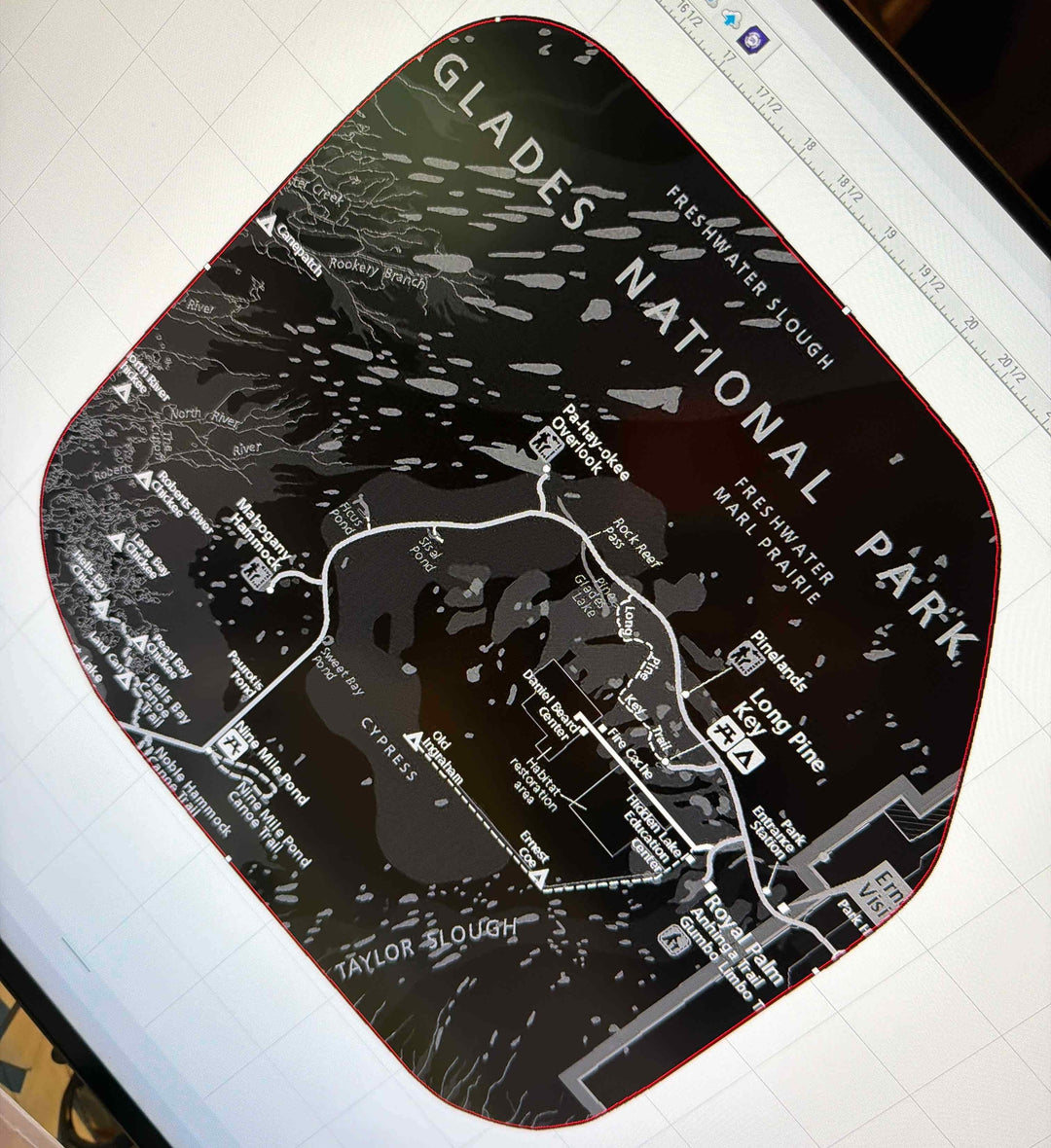 Printed Series Fuel Door Overlay - 2021+ Bronco